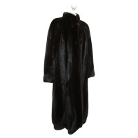 Fendi Mink coat in donkerbruin