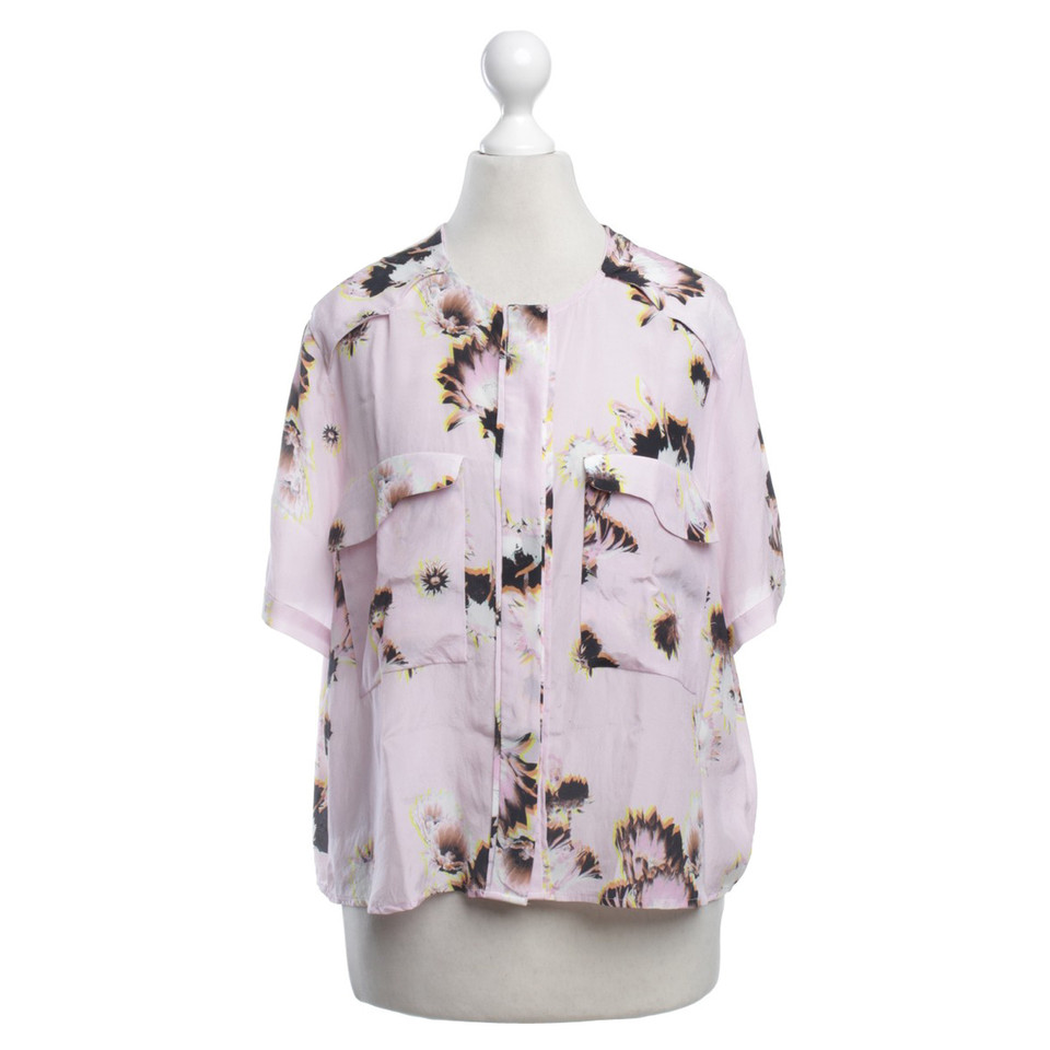Lala Berlin Zijden blouse met bloemenprint