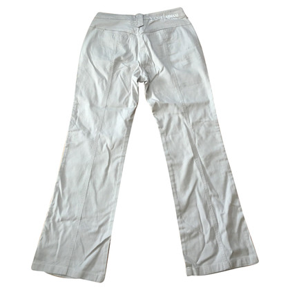 Armani Jeans Paire de Pantalon en Coton en Crème
