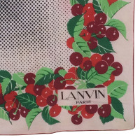 Lanvin Vintage silk scarf with print