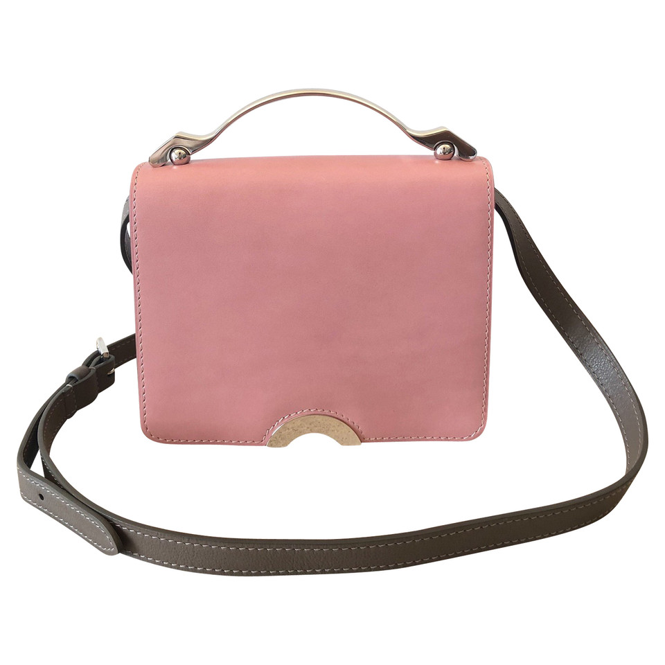 Moynat Sac à main en Cuir en Rose/pink