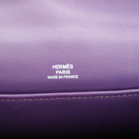 Hermès Kelly Clutch Leer in Violet