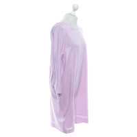 Armani Oversized silk dress in pink