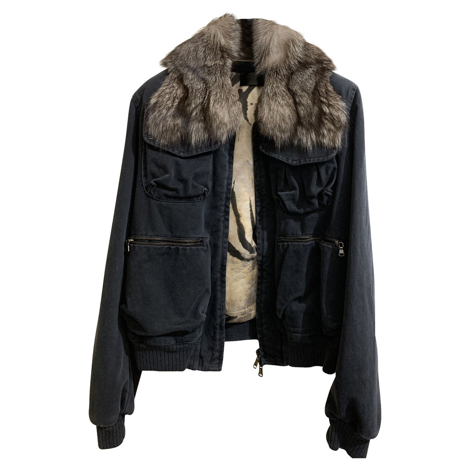 Thes & Thes Jacke/Mantel aus Baumwolle in Blau