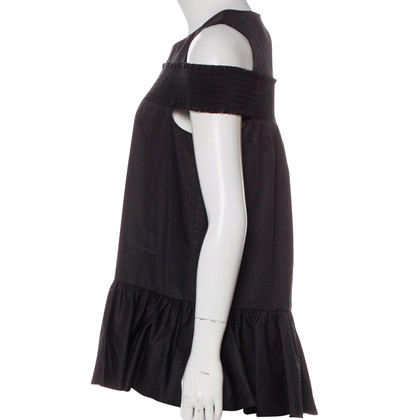 Tibi Top Cotton in Black