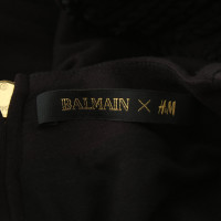 Balmain X H&M Top in Schwarz/Gold
