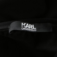 Karl Lagerfeld Oberteil aus Baumwolle in Schwarz