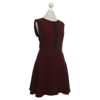 Sandro Dress in Bordeaux / Black