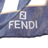 Fendi Silk scarf with striped pattern
