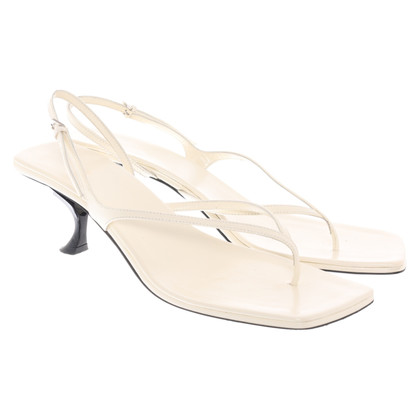 The Row Sandals Leather in Cream