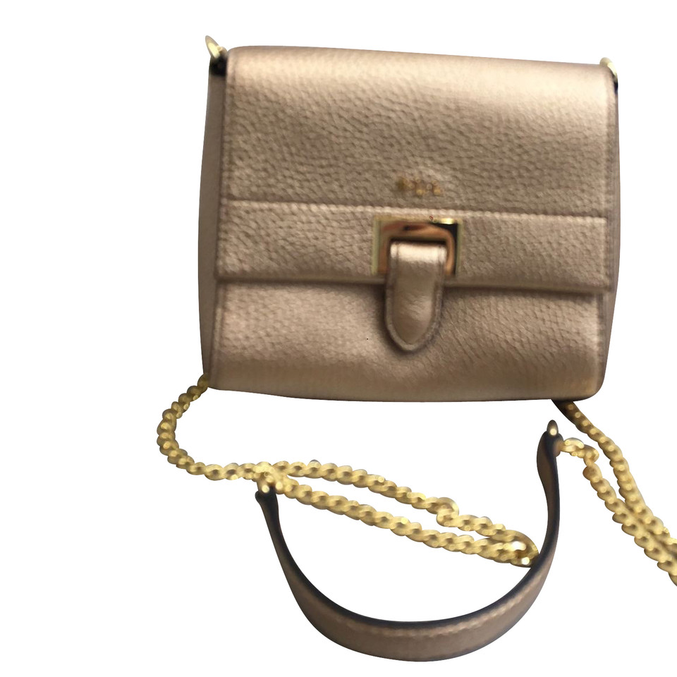 Ralph Lauren Shoulder bag Leather in Gold