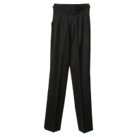 Dolce & Gabbana Trousers with pinstripes in anthracite