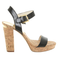 Michael Kors Sandals Leather in Black