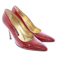 Walter Steiger Pumps/Peeptoes Patent leather in Red