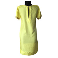 Patrizia Pepe Gele zijden jurk