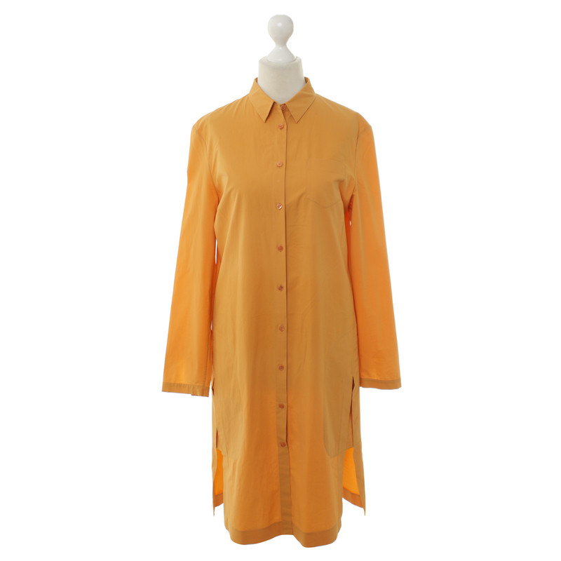 Jil Sander Shirt dress in bright orange