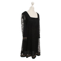 Anna Sui robe de dentelle en noir