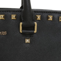 Michael Kors Handtasche aus Leder in Schwarz