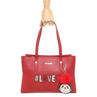 Moschino Love Handbag Leather in Red