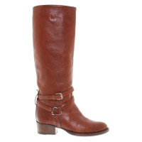 Ralph Lauren Leather Boots in Brown