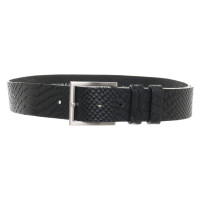 Joseph Ceinture en Cuir en Noir