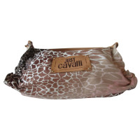 Roberto Cavalli Clutch Bag Canvas in Brown