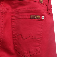 7 For All Mankind Jeans in het rood