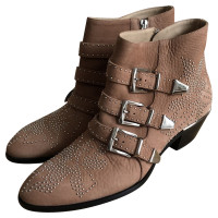 Chloé Susanna Boots en Cuir en Marron