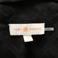 Tory Burch Oberteil aus Seide in Schwarz