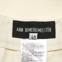 Ann Demeulemeester Trousers Linen in Cream