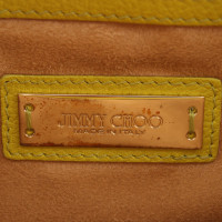 Jimmy Choo Clutch Bag Leather in Green