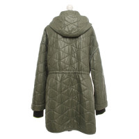 T By Alexander Wang Parka en vert olive