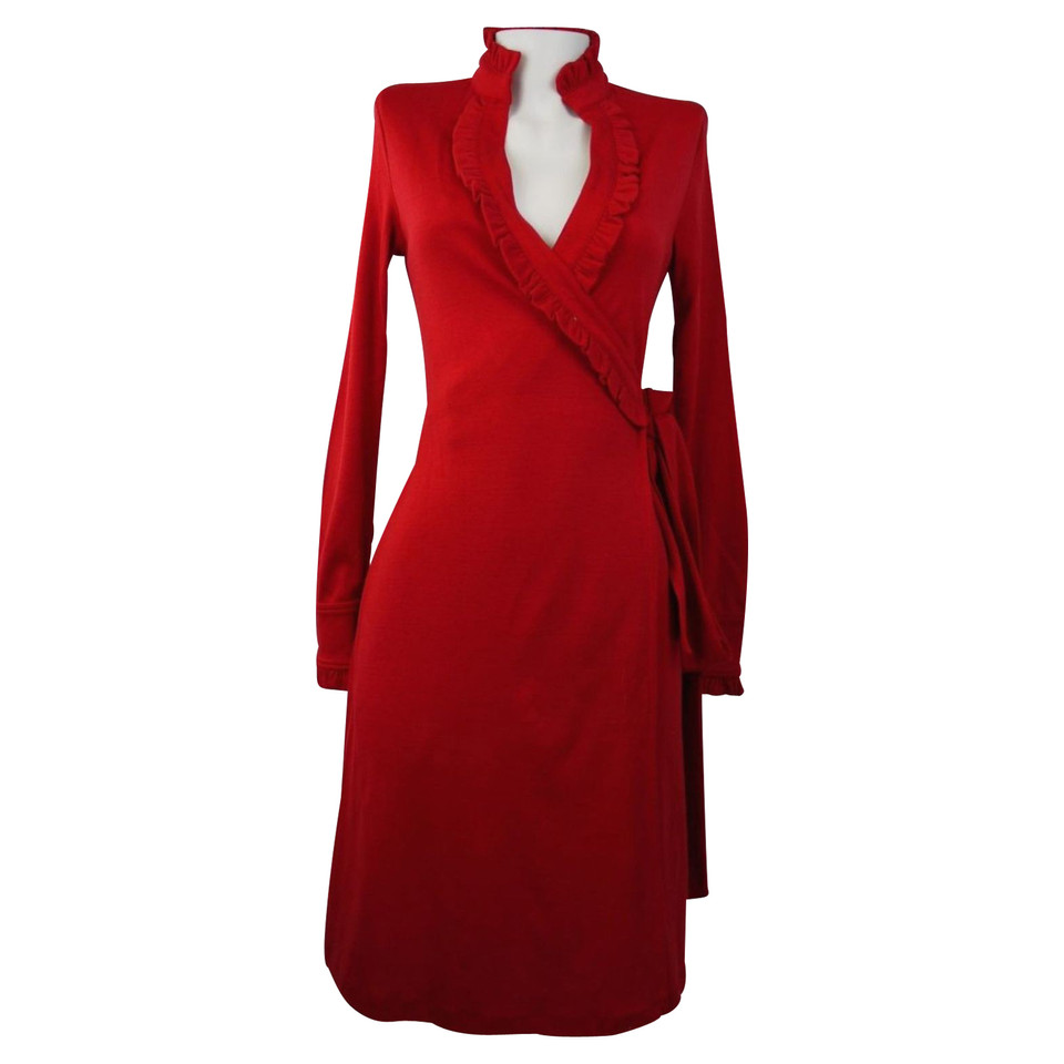 Diane Von Furstenberg robe rouge