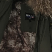 Blauer Usa Manteau d'hiver avec fourrure véritable