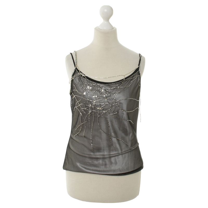 Laurèl Power top with gemstones