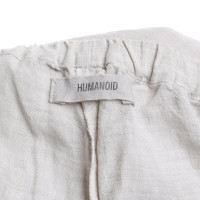 Humanoid trousers made of linen