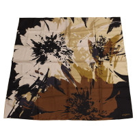 Emanuel Ungaro Silk scarf with floral pattern