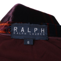 Ralph Lauren Samtrock mit Karo-Muster