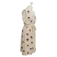 Marc Jacobs zijden jurk met Bird Print