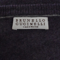 Brunello Cucinelli Kaschmirpullover in Violett