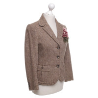 Moschino Cheap And Chic Wool blazer in brown