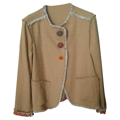 Maliparmi Jacke/Mantel aus Baumwolle in Khaki