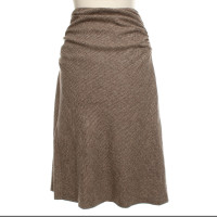 Gunex skirt in brown with pattern