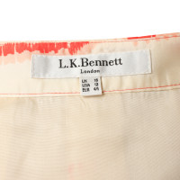 L.K. Bennett Rock in Rot/Creme
