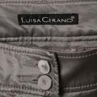 Luisa Cerano Pants with gloss effect