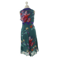 Etro Silk dress with a floral pattern