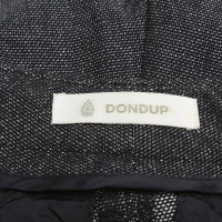 Dondup Hose in Schwarz/Weiß