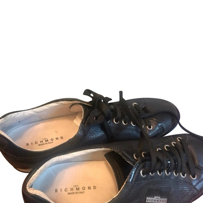 Richmond Sneakers aus Leder in Schwarz