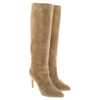 Gianvito Rossi Leather boots in beige