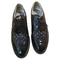 Cesare Paciotti Lace-up shoes Patent leather in Black